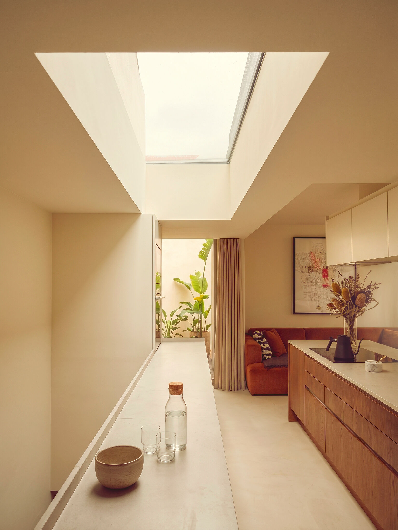 photograph — the skylight tracking the day