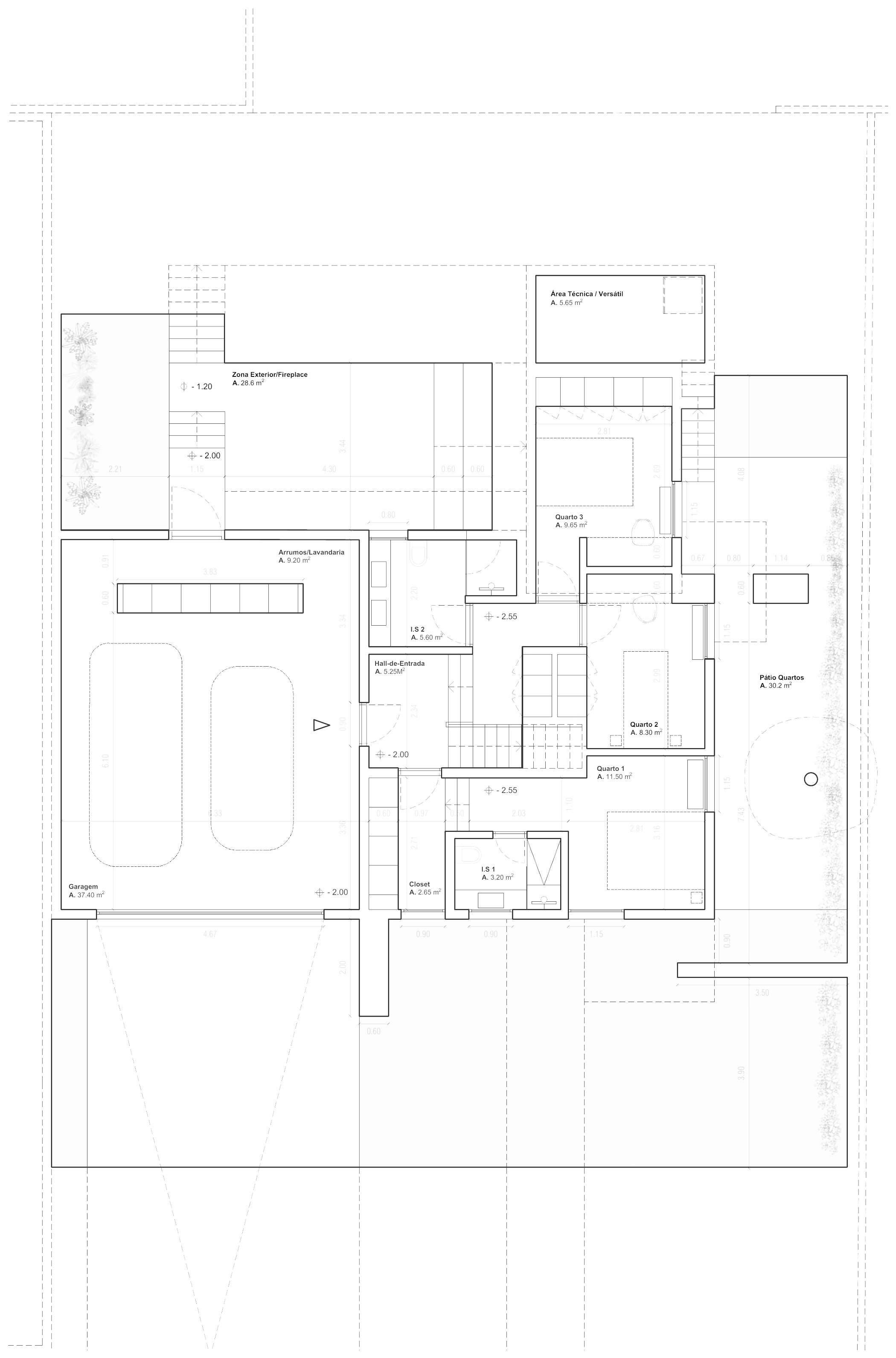 plan — the buried floor
