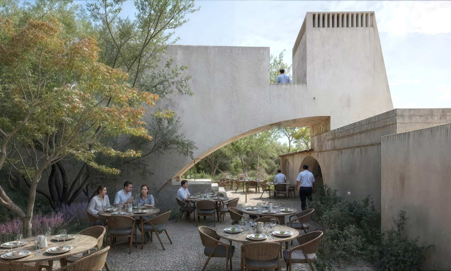 render — the restaurant patio