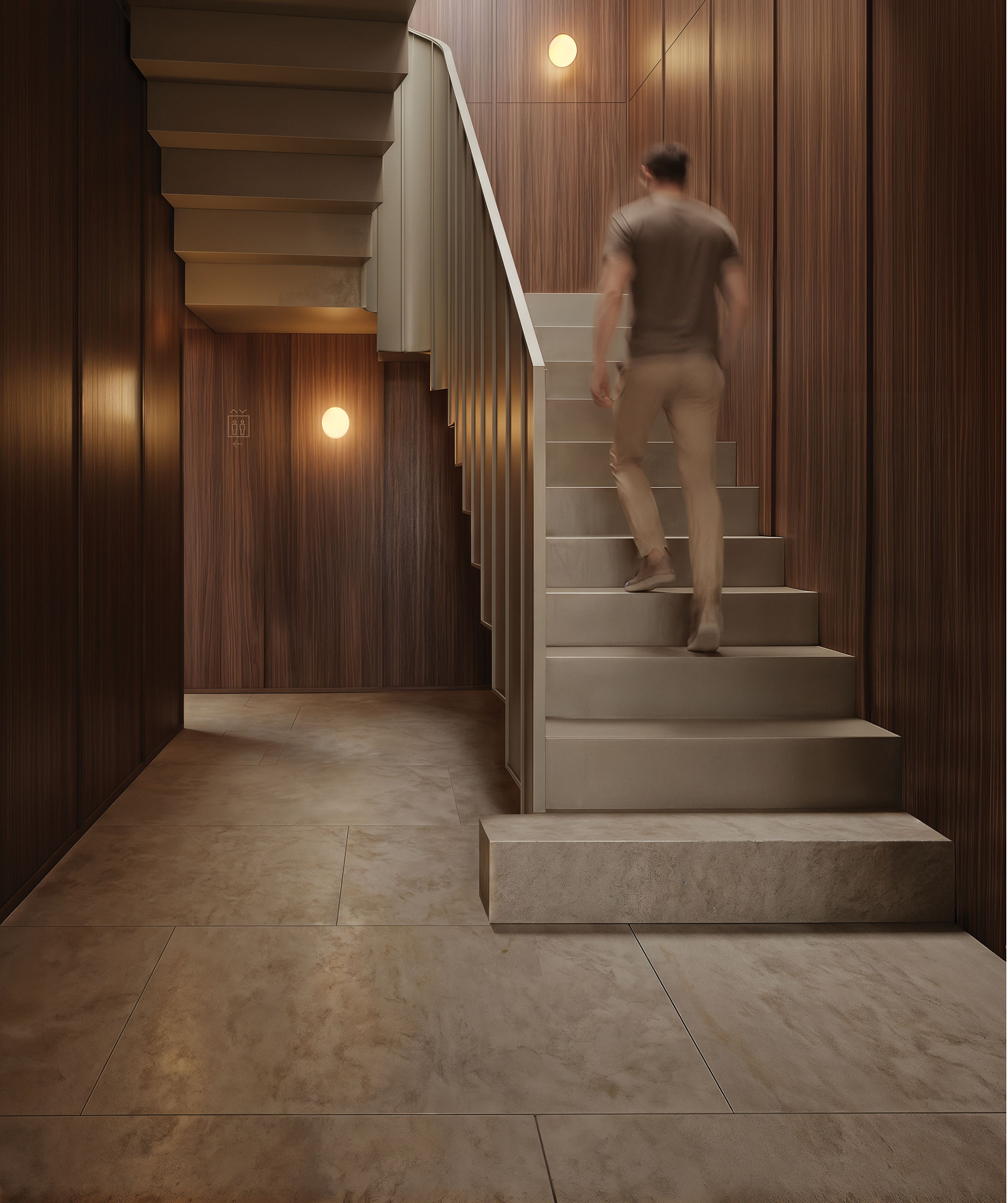 concept image — the stair, firm and geometric