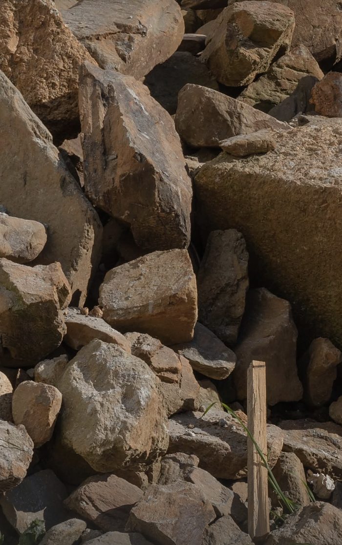 soadro do zêzere — the ruin sorted into heaps