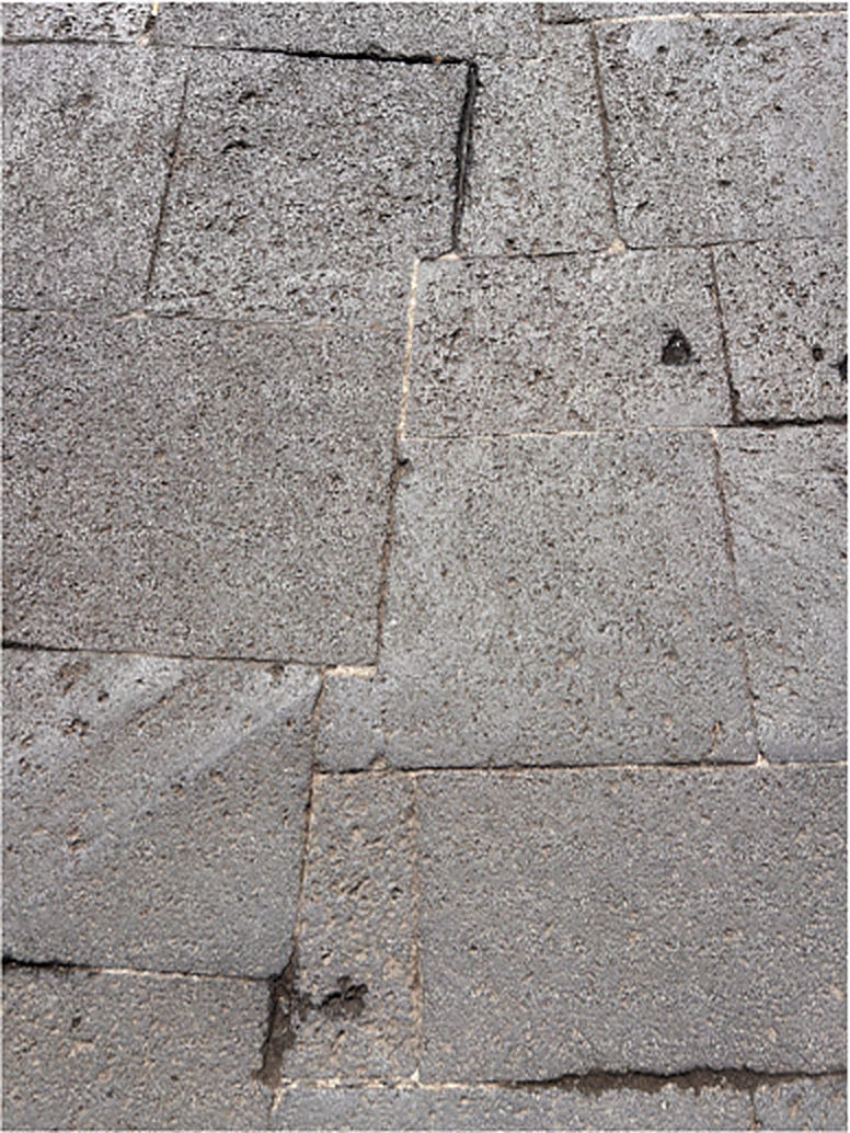 photograph — black basalt, the island's plinth