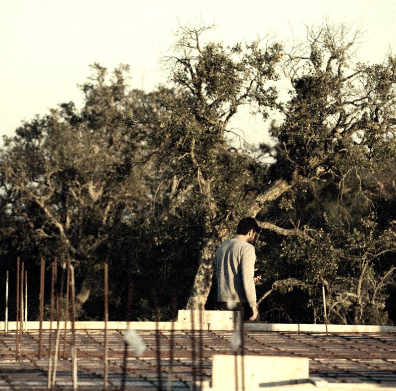 on site — the first slab