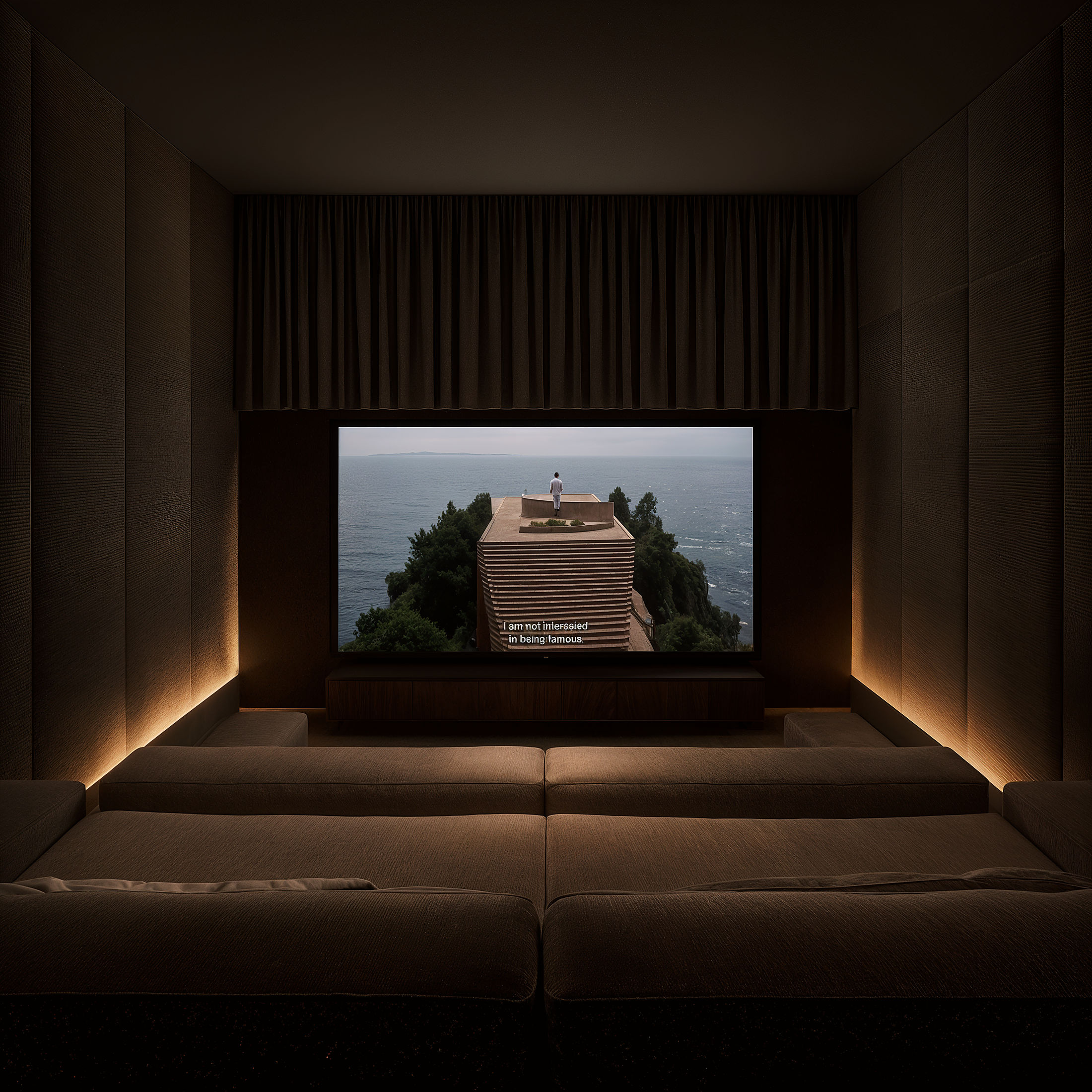 study — the cinema, below ground