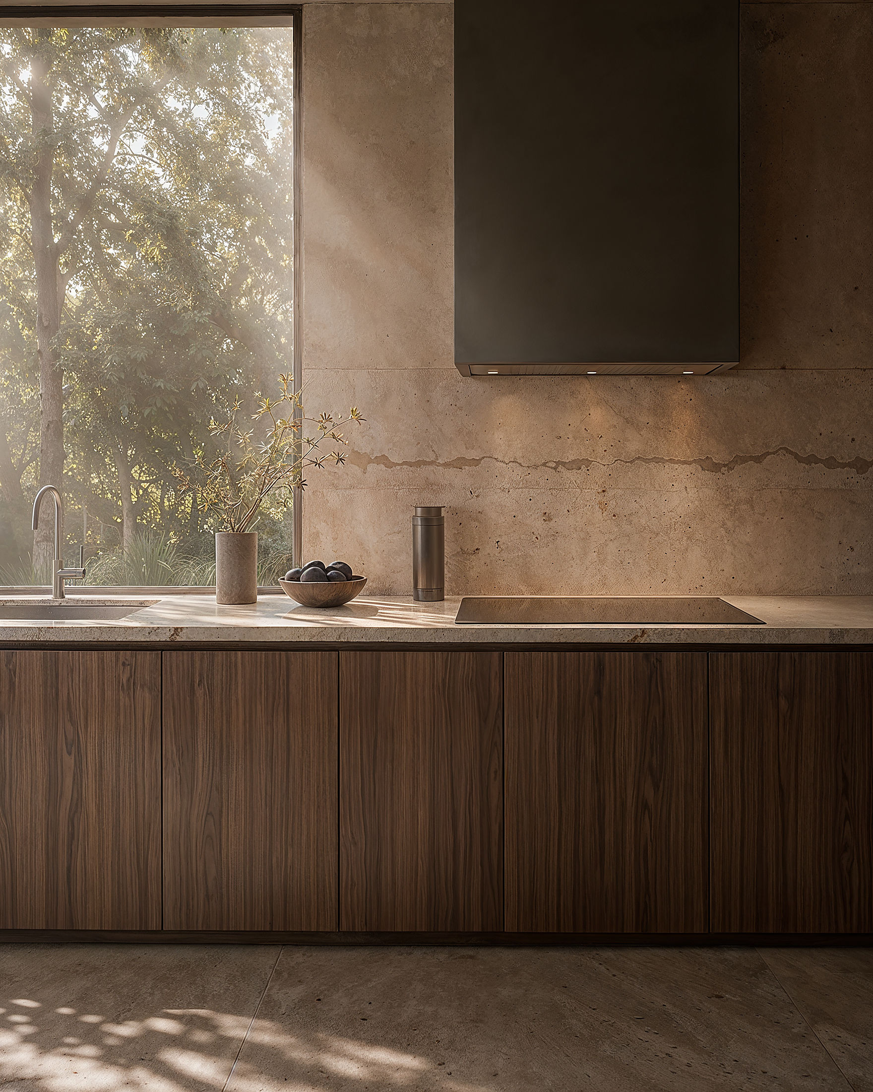 study — the kitchen against the strata