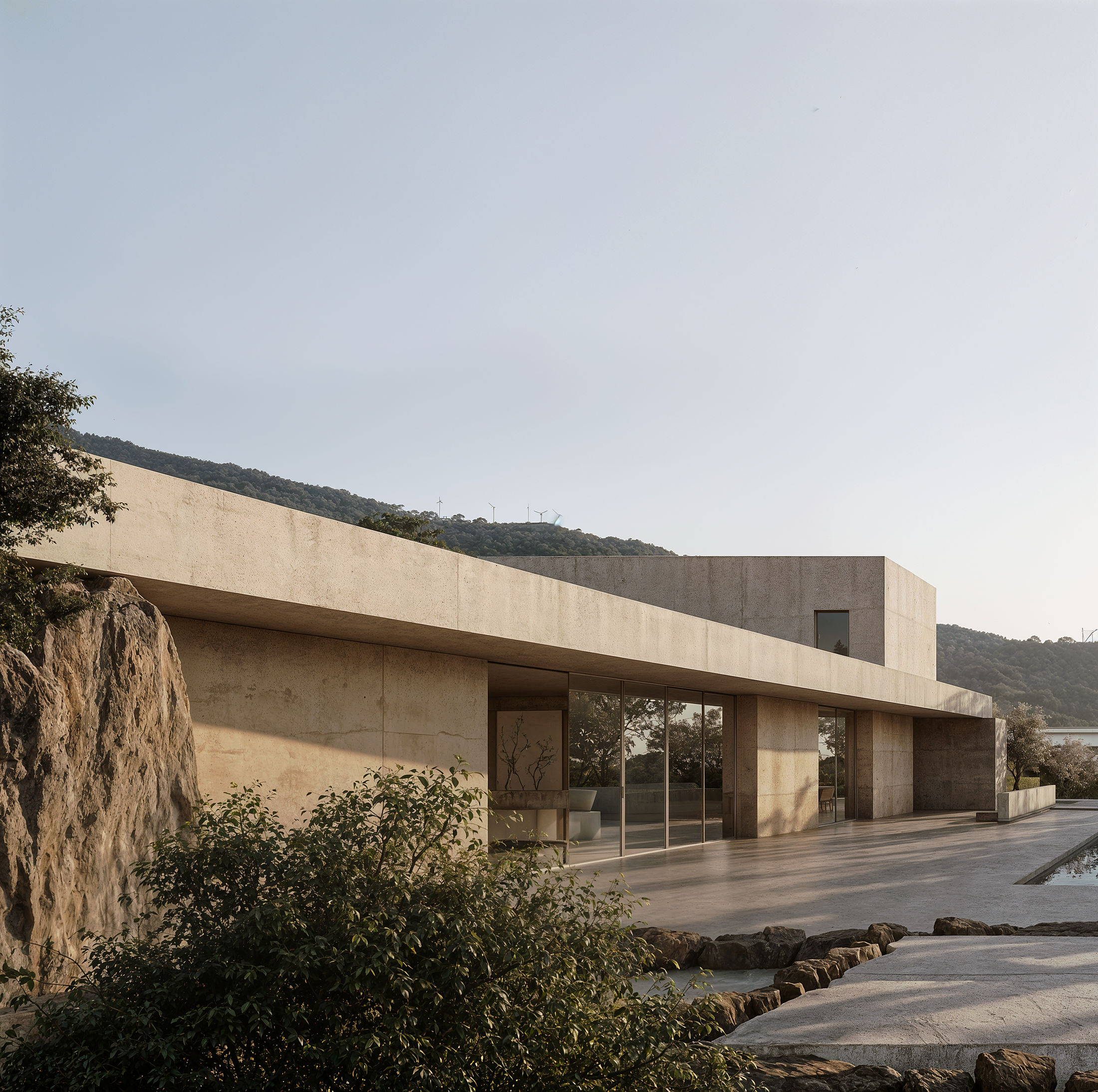 study — the house as an outcrop