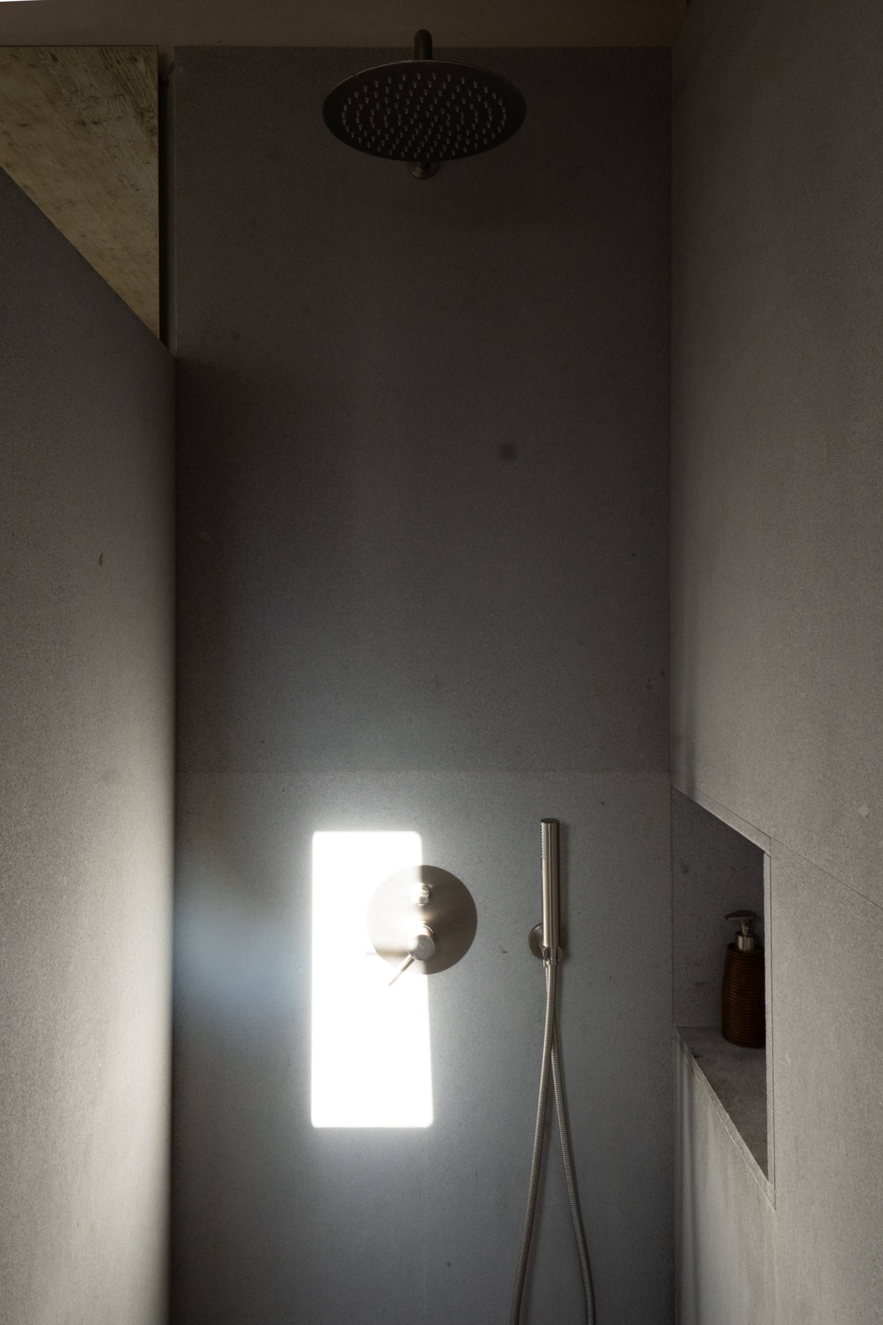photograph — the shower
